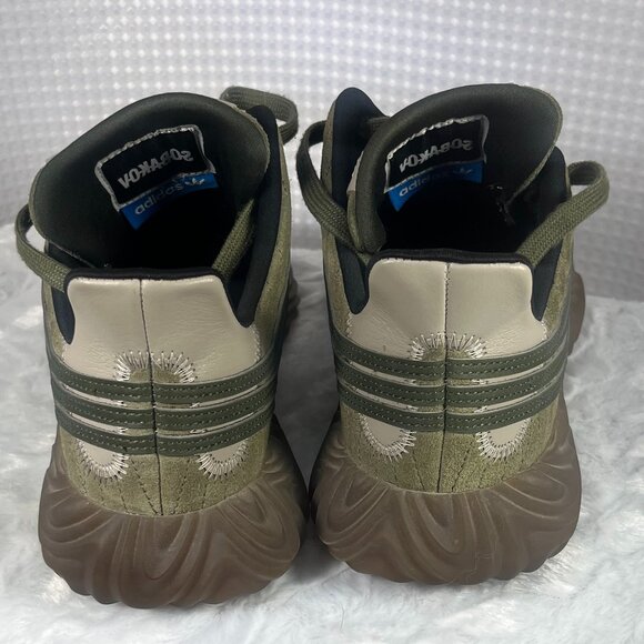 Adidas Sobakov 'Raw Khaki Cargo' in a suede upper with a rubber outsole Size 10 - Picture 7 of 9